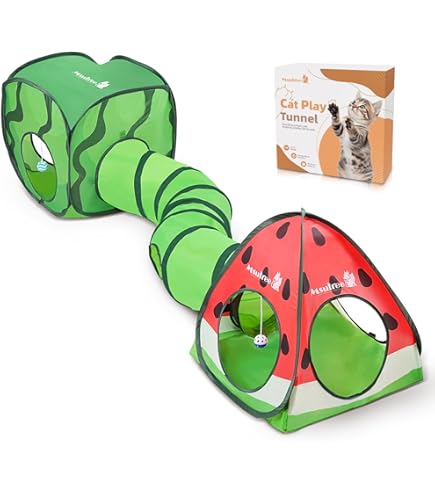 Cat Playpen For Indoor Cats Enclosed Pawaboo Cat Tunnel, Way