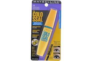 Maybelline Volum' Express The Colossal Waterproof Mascara, Volumizing, Classic Black