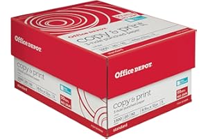 Office Depot® 3-Hole Punched Multi-Use Printer & Copy Paper, 3 Reams, White, Letter (8.5" x 11"), 1500 Sheets Per Case, 20 Lb, 92 Brightness