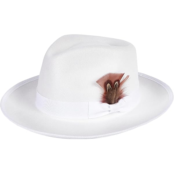 Zoot Fedora Hat in White (Small = 21.5