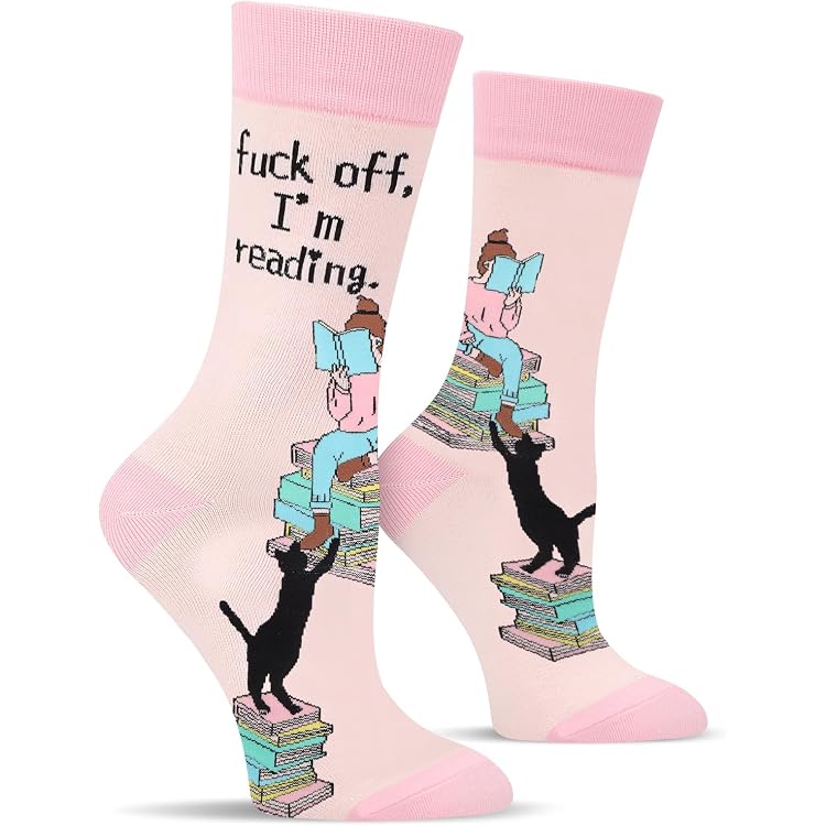 K. Bell Chaussettes montantes de voyage pour femme, Londres (gris), pointure : 37-44, Londres (gris