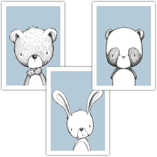 Bilder Drucke Mobel Wohnen Baby Kinderzimmer Poster Wandbild Superheld Hase Junge Babyzimmer Deko Bild Patronlarinensesindeyiz Org