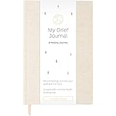 Promptly Journals, My Grief Journal: A Healing Journey (Wheat, Linen) | Guided Journal for Grief | Grief and Loss Journal | Grief Journal for Mental Health