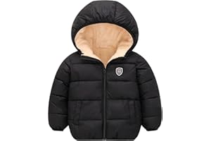 Vmterliya Winter Coats for Toddler Kids Infants Baby Boys Girls Light Puffer Warm Thick Hooded Down Jacket for 2-7 Years