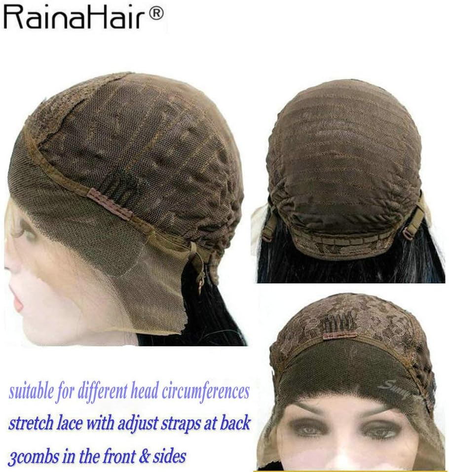 Natural Wave Wig Half Hand Tied Natural Hairline Blonde Lace Front Wig 60# Heat Resistant Fiber Pastel Wig Synthetic Wigs For Women 180% Density 24" - Image 5
