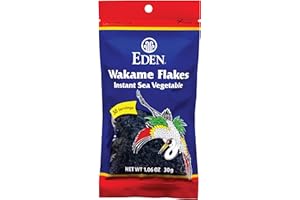 Eden Instant Wakame Flakes, Hand Harvested, Sea Vegetable, Seaweed, Traditional from Japan, Mild Flavor, 1.06 Ounce
