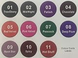 Saffron LONDON Zombie Nights Matte Velvet Lipstick 01 True Ebony Creamy Finish view 2