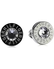 Tommy Hilfiger Damen-Ohrstecker Edelstahl Zirkonia 0.9 cm silber 2700259