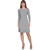 Tommy Hilfiger 3/4 Sleeve Jersey Flounce Hem