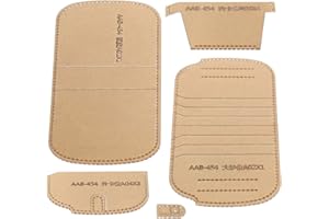 Short Wallet Making Template Leather Wallet Pattern Set Clear Acrylic Template Making Stencil Kit for DIY Leather Craft Tool