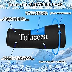 Tolaccea Hot & Cold Therapy Flexible Ice Packs Cold