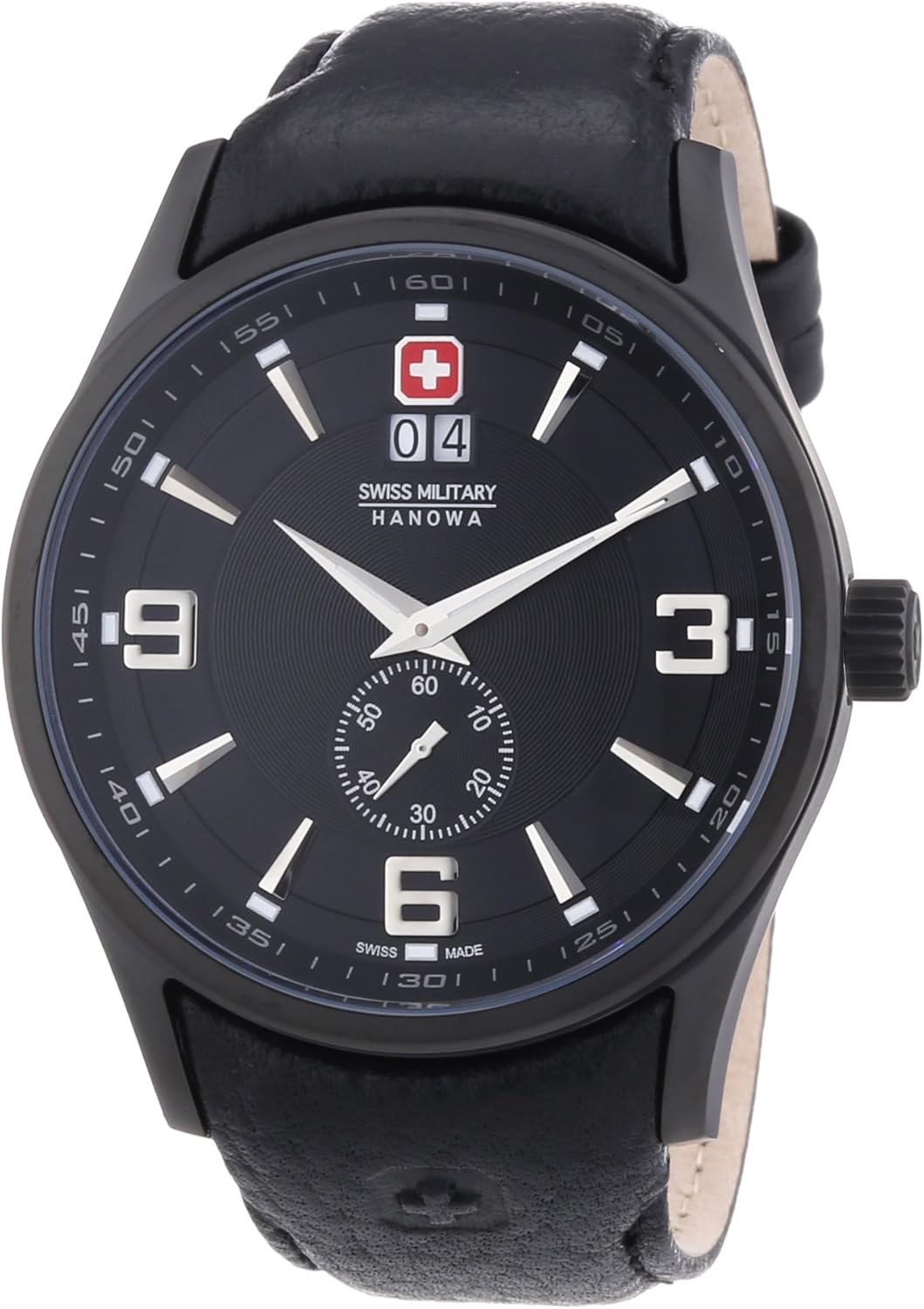 Swiss Military Hanowa Men's Quartz Watch 064209.13.007 with Leather