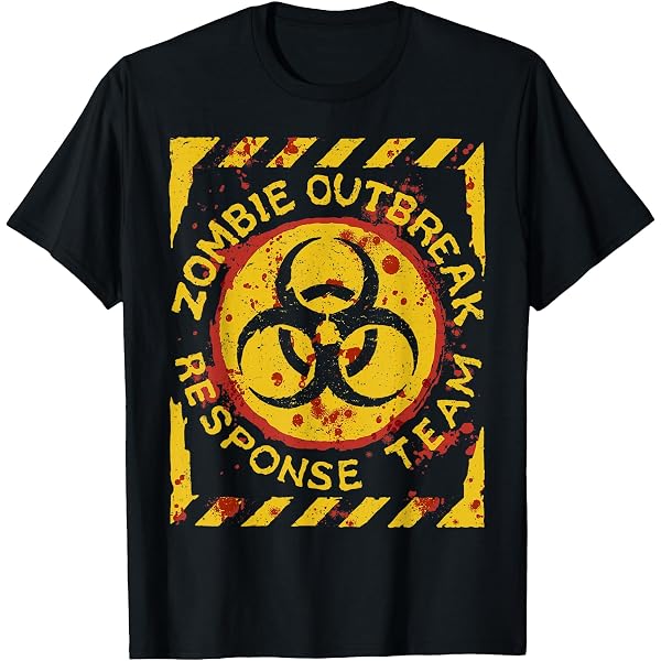 Buzz Shirts Zombie Outbreak Response Team Military T-Shirt | Men's Organic Cotton Novelty Tee - View #8