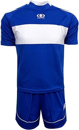 red and blue soccer jersey