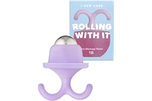 I DEW CARE Rolling with It | Cooling, Depuffing Ice Face Roller, with Cap, Gift, Reusable and Hygenic, Cooling Stick Skincare Tool, Ice Roller for Face, Travel Size, FSC Packaging