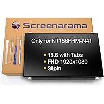 NV156FHM-N41 New Screen Replacement, FHD 1920x1080 Ips Matte Lcd Led Display With Too