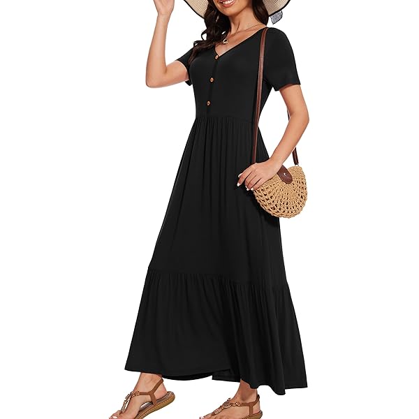 Patriotic Dress Women's 4th Of July American Flag Maxi Dress - Sleeveless V  Neck Boho Long Dress For Summer 4th Of July Plus Size Dress