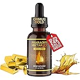 Pharaoh's Nectar XT 24K Monoatomic Gold Ormus Liquid | Third Eye Awakening + Vivid Dreaming, Clean Energy + Mental Clarity, Spiritual Supplement, 60mL