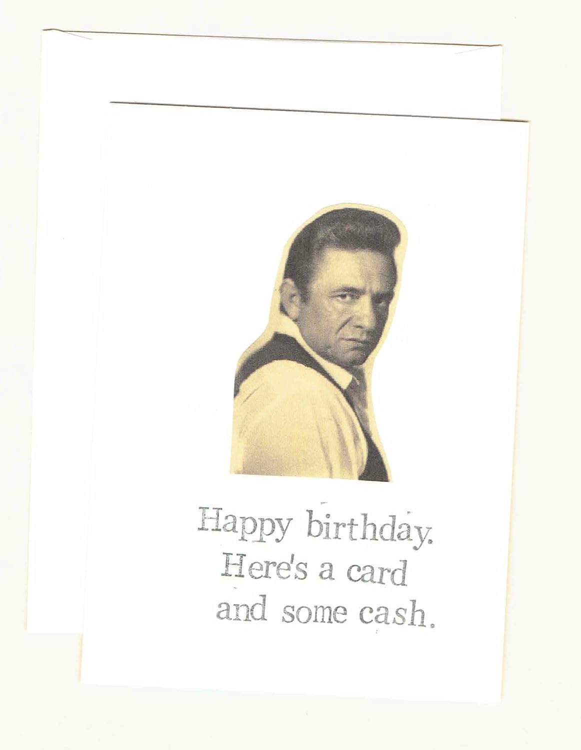 Amazon Com Here S A Card And Some Cash Happy Birthday Johnny Cash