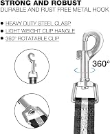 Loutep Training Lead for Dogs Nylon Rope 3m 5m 10m 30m Padded Handle view 3