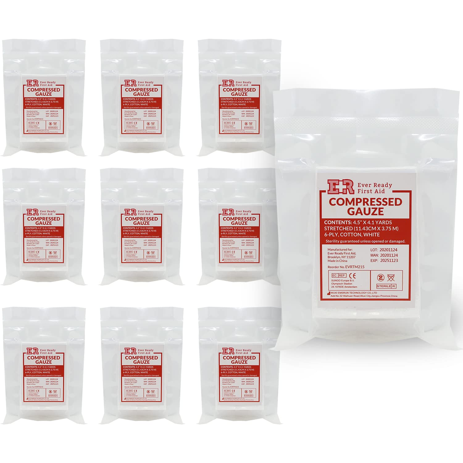 Ever Ready First Aid Compressed Sterile
