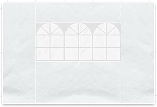 Nexos 2 Seitenteile Seitenwände Seitenplanen je 1 Fenster für PE-Pavillon Partyzelt 3 m weiß