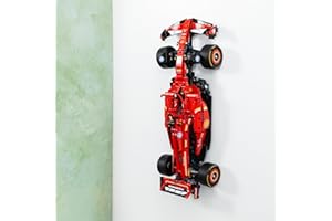 Brickify Wall Mount Bracket Compatible with Lego F1 Technic Ferrari SF-24 42207 – UK Made - Car Not Included – Screws and Wal