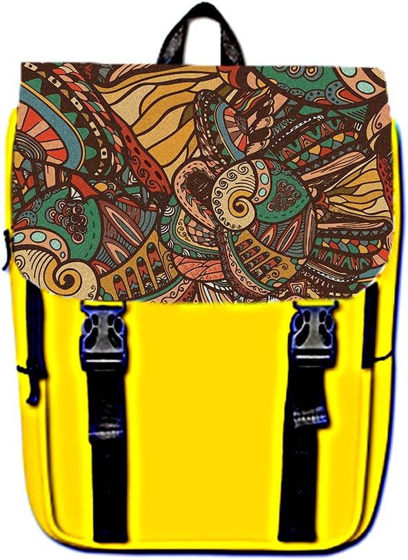 Custom Indian Tribal Casual Shoulders Backpack Oxford Fabric,10.6"(L) X 5.1"(W) X 13.4"(H) Inches for Men and Women,Suit for: Packing Books, Mobile Phone, Wallet, Folders, Food, Laptop and iPad