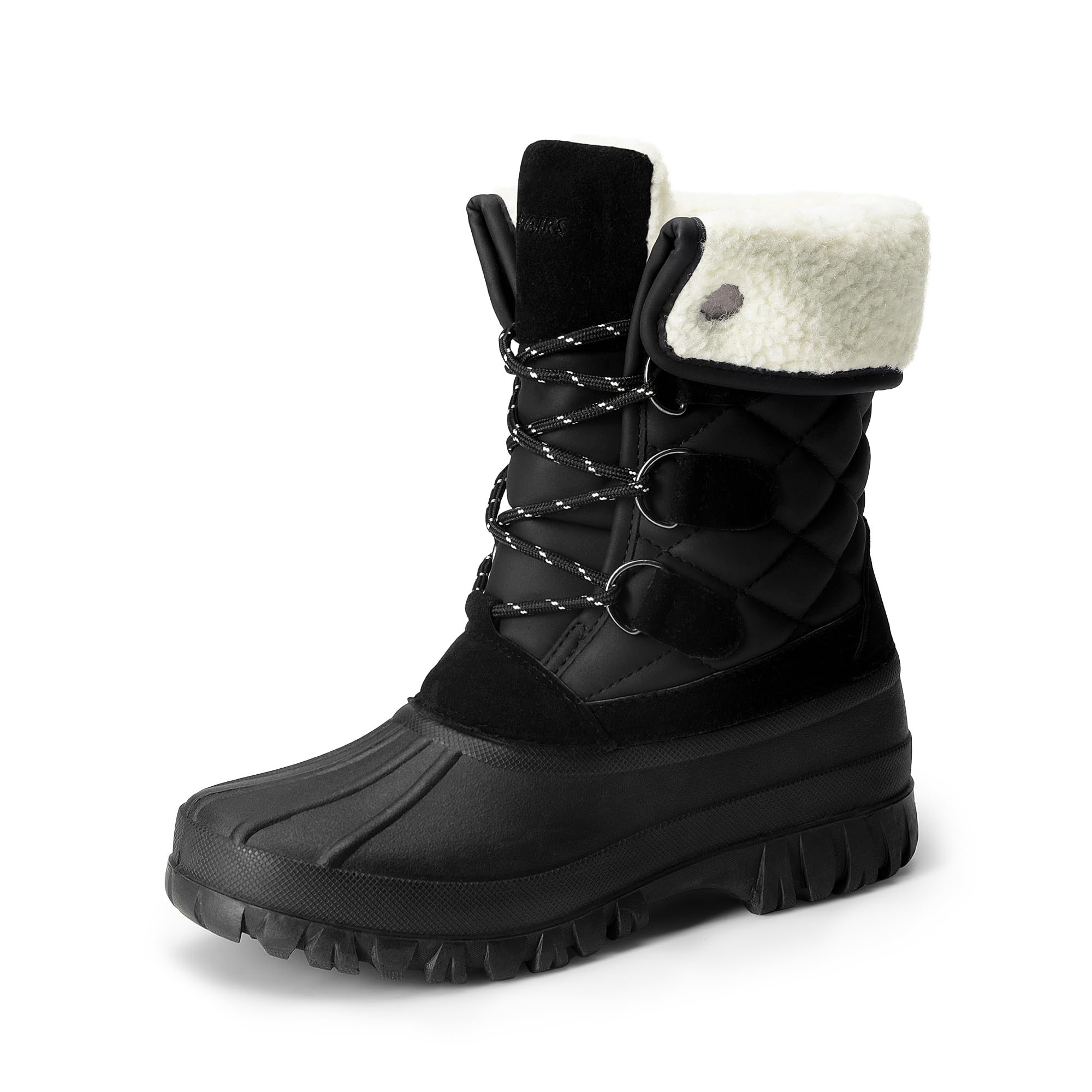 DREAM PAIRS Women's Winter Duck Boots Mid Calf Warm