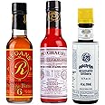 Bitters Triple Play Cocktail Bitters for Old Fashioned Cocktails Variety Pack-Angostura Aromatic 4oz, Peychauds Aromatic 5oz, Regans Orange No 6 5oz (Pack of 2)