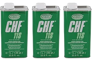 Newparts Pentosin CHF 11S (3 x 1L Bottles) Power Steering Hydraulic System Synthetic Oil