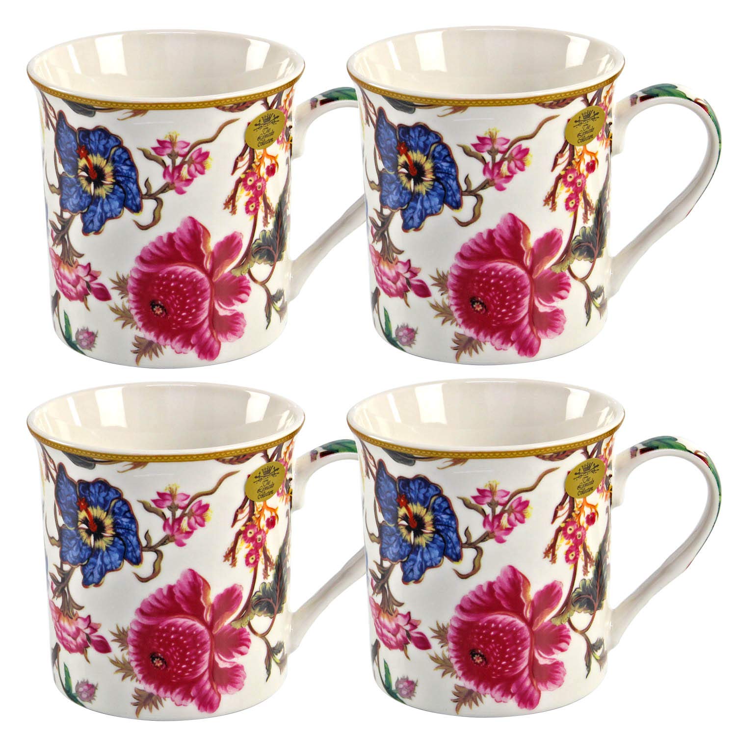 Set of 4 Anthina Mugs