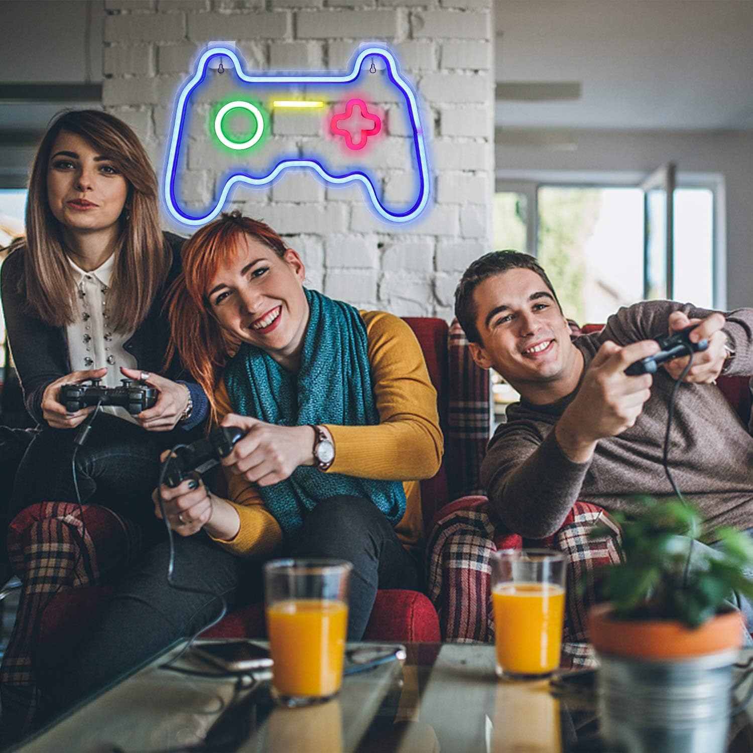 ineonlife Game Neon Sign for Gaming Wall Decoration,Blue Gaming LED Neon Light Sign - Image 5