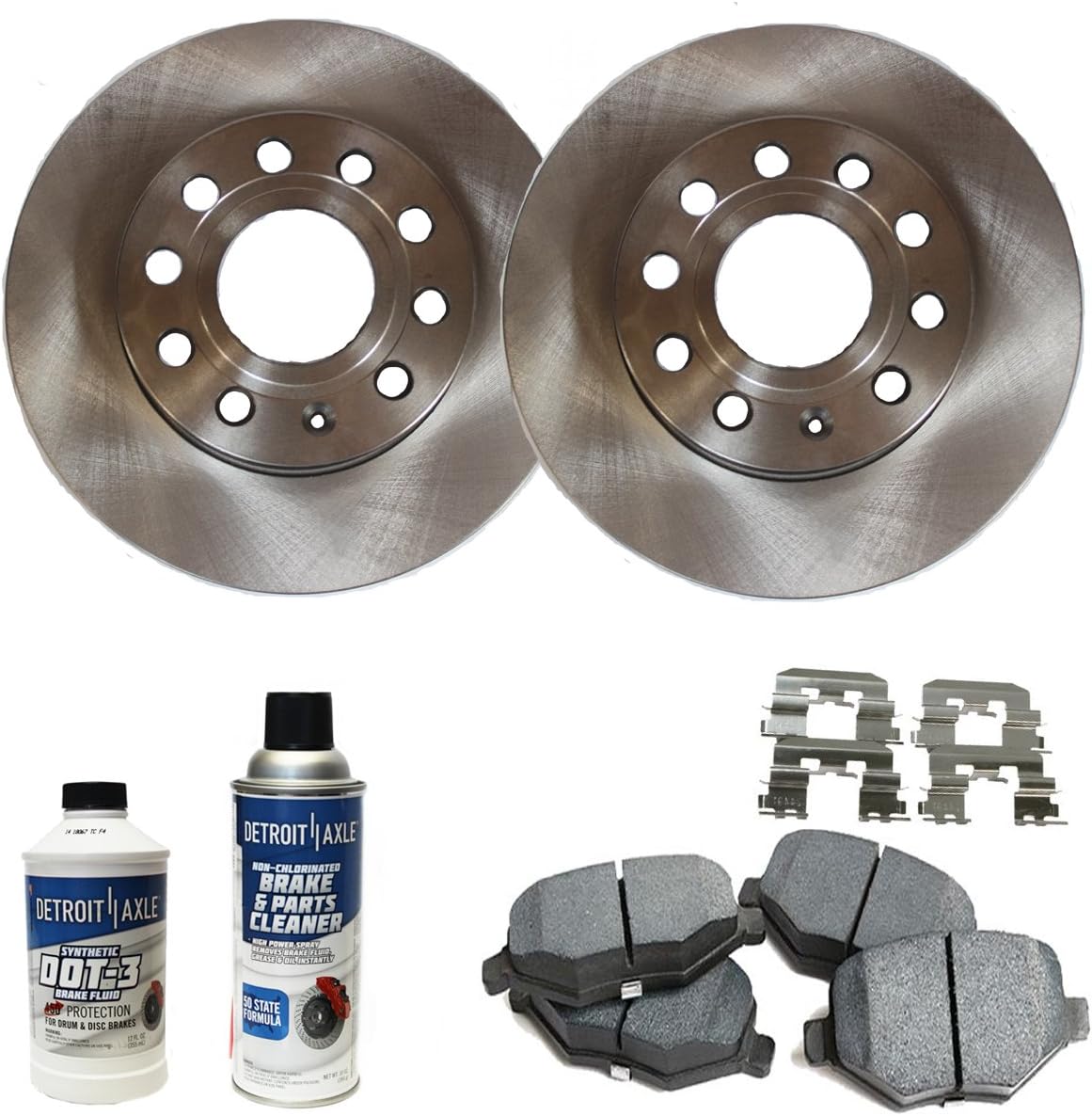 Front Brake Rotors Metallic Pad 2005 2006 2007 2008 2009 TOYOTA 4RUNNER 338 mm