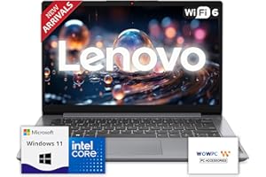 Lenovo IdeaPad Laptop with Microsoft Office, Intel High Performance CPU, 12GB Memory, 1.2TB, 11 Hour Battery, SD-Card Reader, USB-C &Webcam, WOWPC Recovery USB, Windows 11