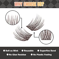 Brown Lash Clusters, 156 Clusters Brown Lash