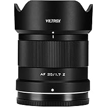 Amazon.com : VILTROX 25mm f1.7 Z, AF 25mm F1.7 Z-Mount for Nikon Z