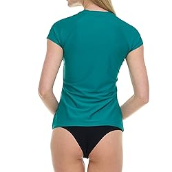 Hurley Rash Guard for Women, Short Sleeve Swim