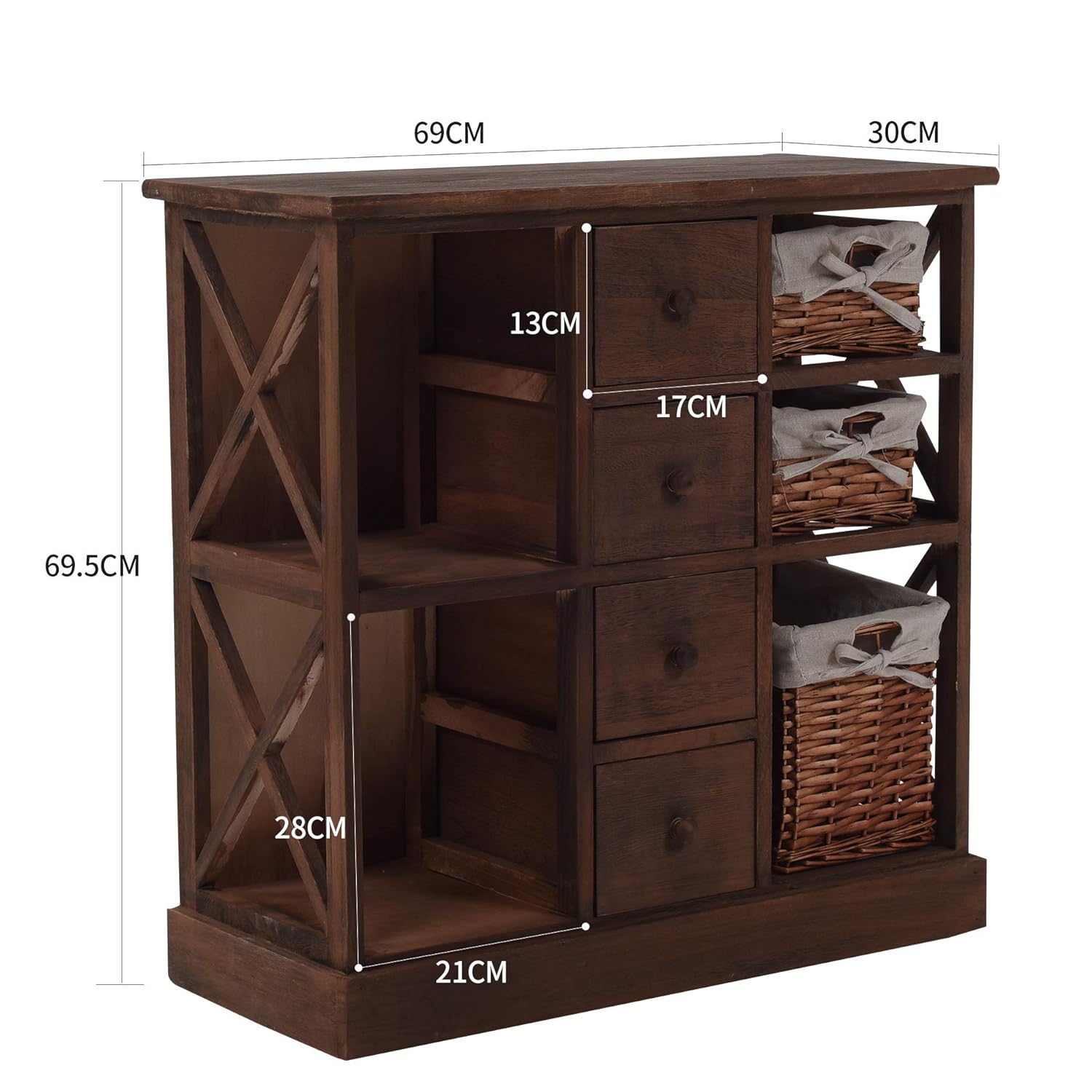 Rebecca Mobili RE4522 Aparador Multiuso Mueble Versat iacute l Cocina