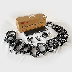 MT-VIKI 4K 16 Port KVM Switch HDMI, 4K@30Hz Rack