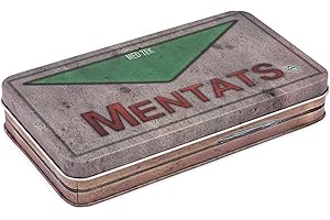 Toynk Fallout Mentats Storage Tin Replica | Metal Trinket Dish Organizer For Jewelry, Accessories, and More