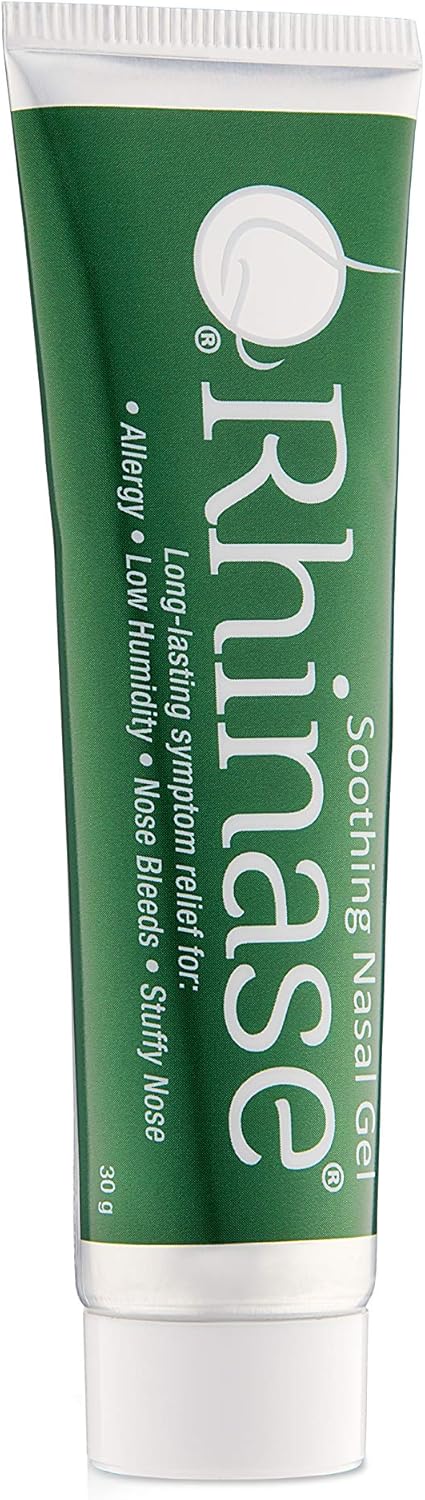 Rhinase (Nasal Gel 1 oz and Saline Nasal Spray 1 oz) Combo Pack for Dry Nose Sinus, Allergy and to Prevent Nosebleeds Caused by Nasal Dryness: Health & Personal Care