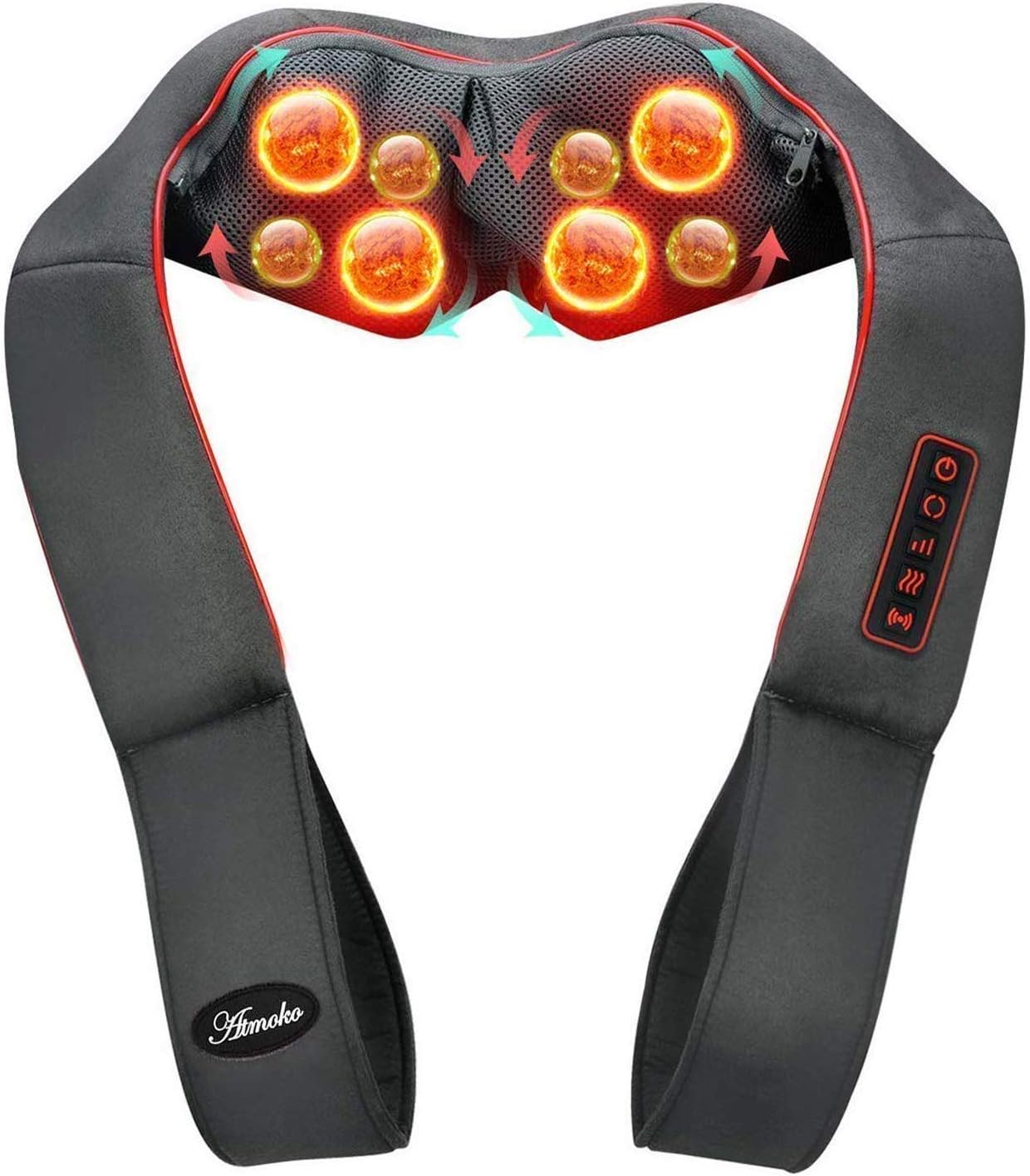 [Upgraded] Shiatsu Neck and Shoulder Back Massager with Heat Vibration