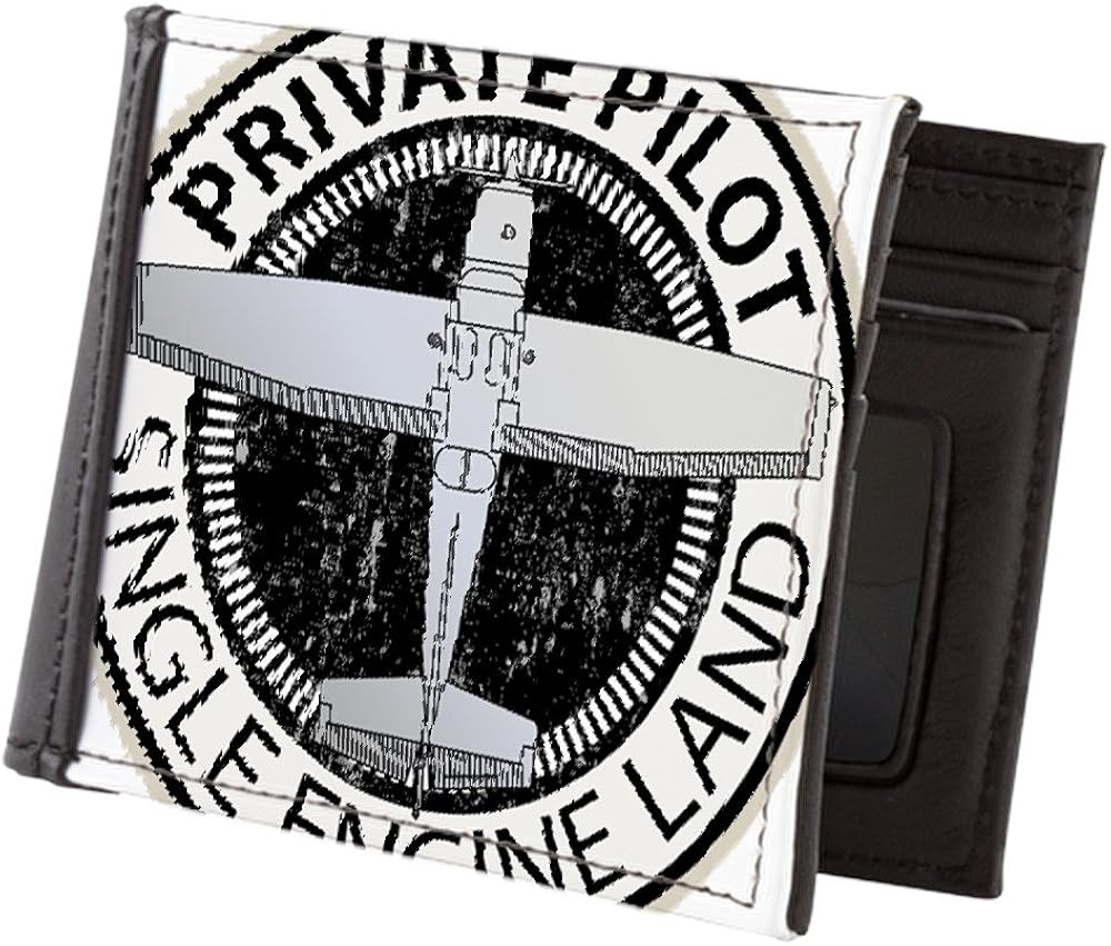 CafePress Aviation Private Pilot Mens Wallet, Bifold