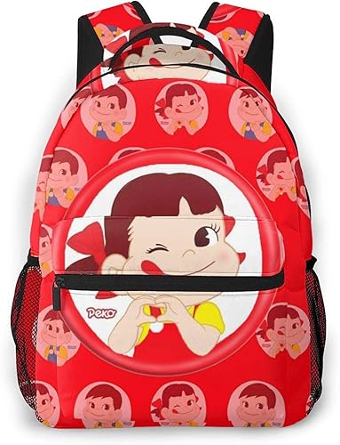 Amazon ファッション 大容量 ペコちゃん3 双肩バッグ リュックサック 男女兼用 出張 旅行 通学 通勤 青少年 中学生 高校生かばん リュック Unbeanded メンズ