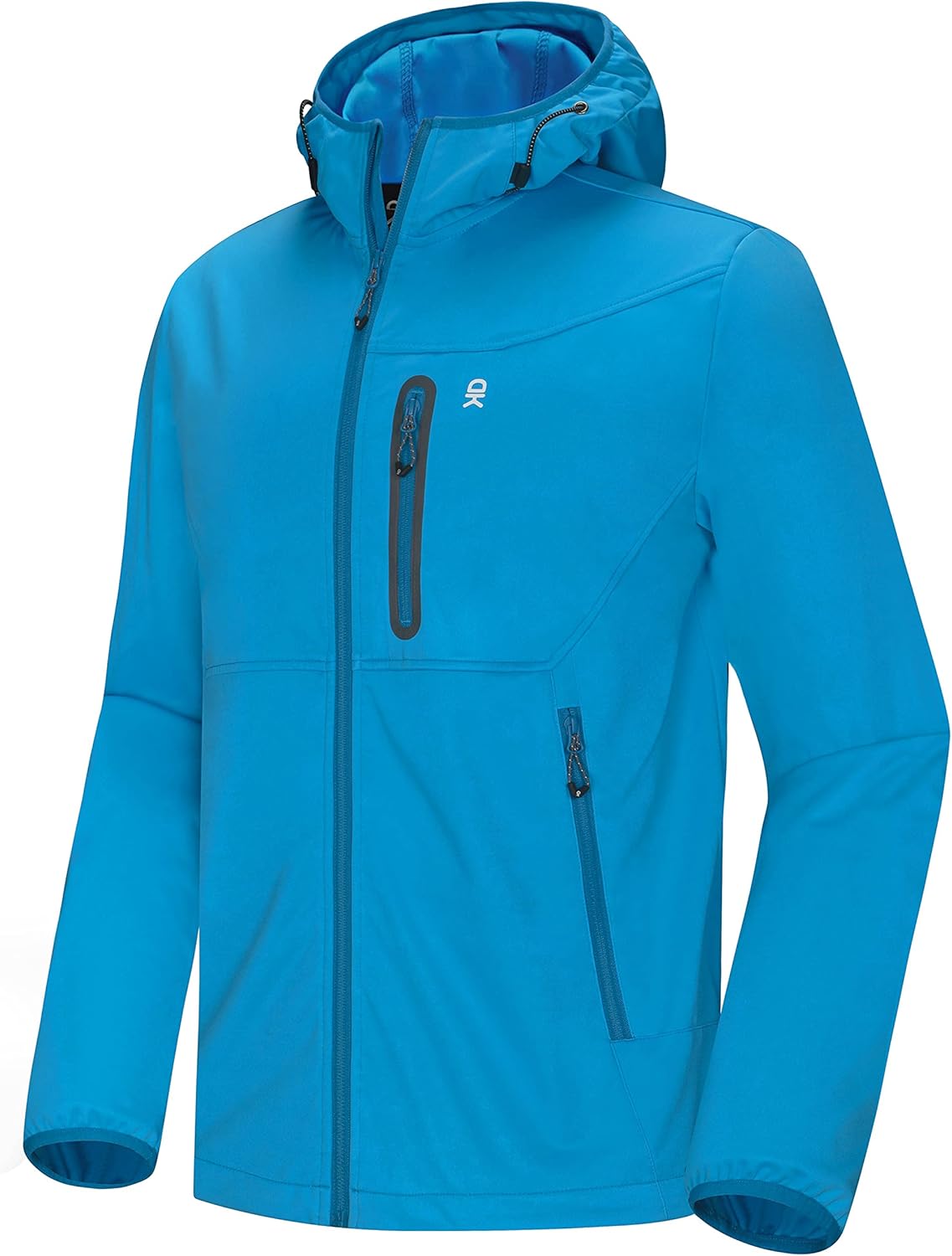 Little Donkey Andy Men's Lightweight Windbreaker, Softshell Jacket with Hood for Running Travel Hiking : Clothing