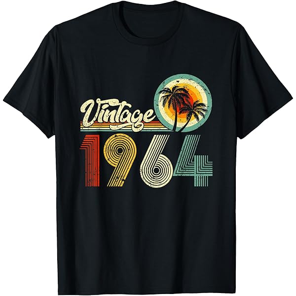 VINTAGE T-SHIRTS ヴィンテージTシャツ Amazon.com: Vintage 1964 Classic 1964 Birthday 1964 Year Old