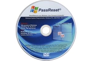 GENERIC Password Reset Recovery Disk for Windows 11 ,10 ,8.1 ,7 ,Vista , XP, Server Compatible with all brands of PC Laptops and Desktops