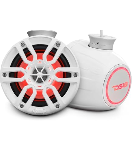 Amazon.com: DS18 NXLPS8W White Tower Pod Speaker - 8-Inch, 2-Way