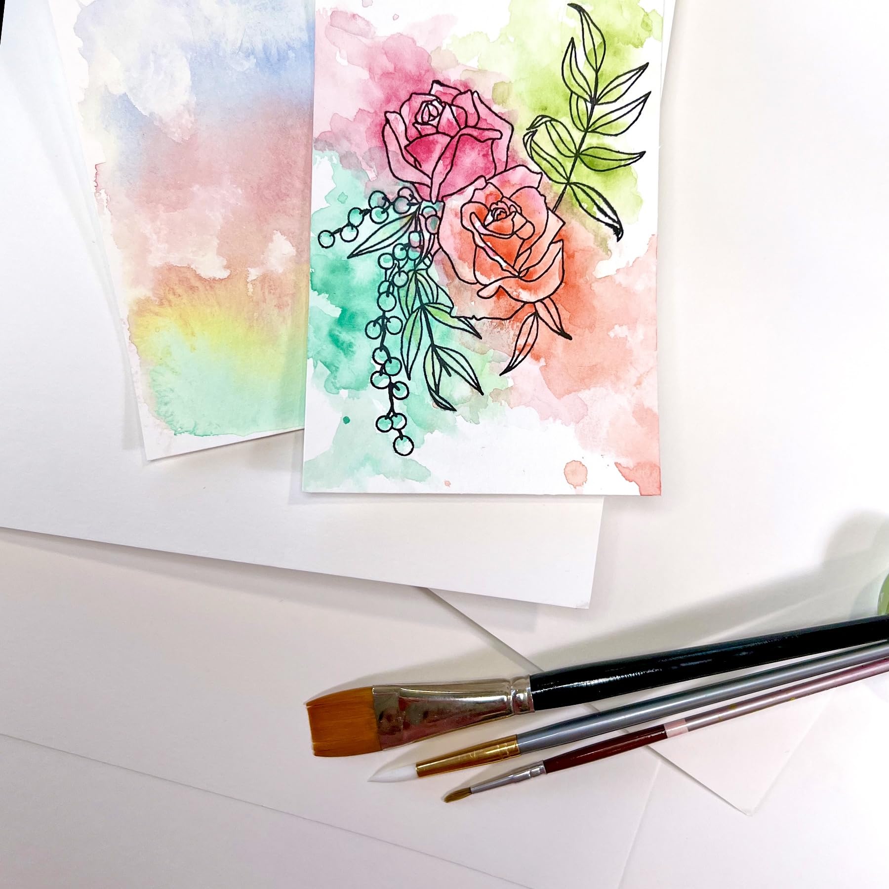 Mua 50 Sheets Watercolor Paper White Cold Press (300GSM, 8.5x11) trên ...